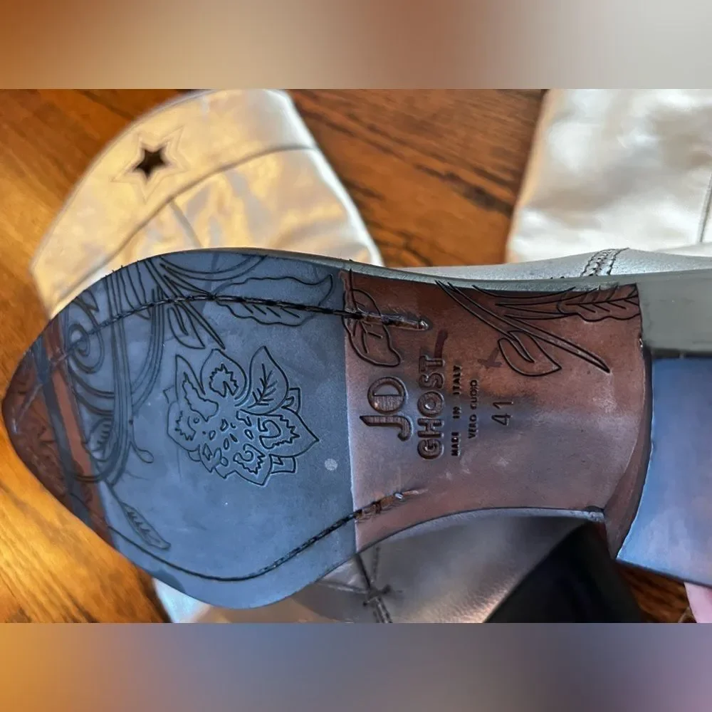 Free People x JO Ghost Cowboy Star Boots Size 41